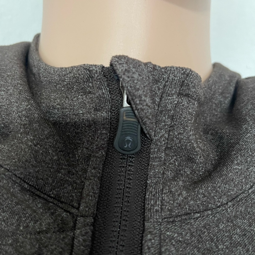 Lululemon The Contender Full Zip Jacket-Size (S)-Brown Hooded Jacket - Picture 11 of 12
